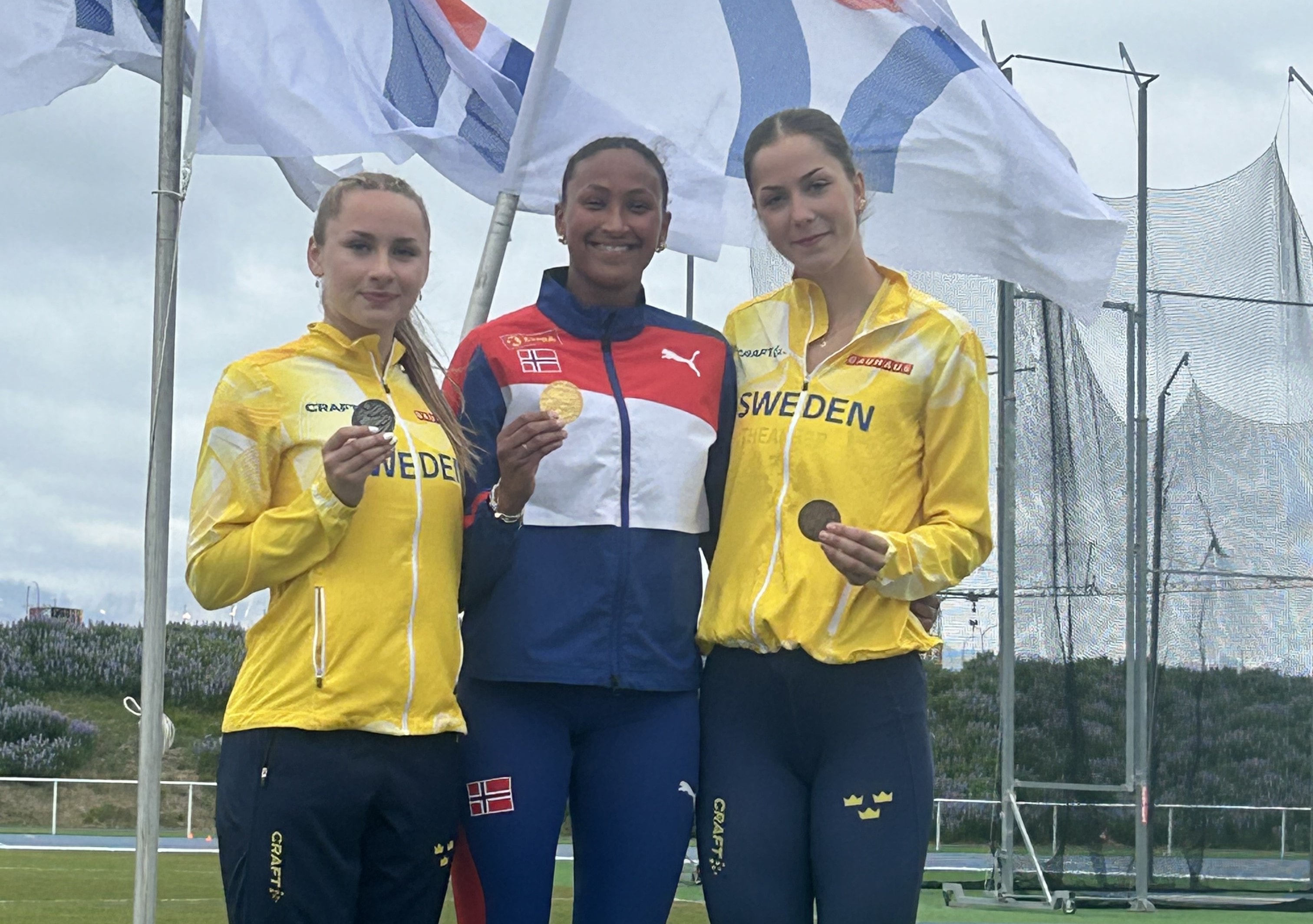 Gull til Jamila Isman under Nordisk mesterskap U20